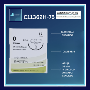 CRÓMICO 0 C11362H-75 WEGO C/12